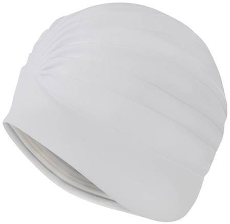 Damski czepek kapielowo - pływacki Aqua Speed Turban Cap 05 - biały