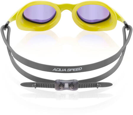 Lustrzane okulary pływackie Aqua Speed Vortex Mirror 38 - żółte 