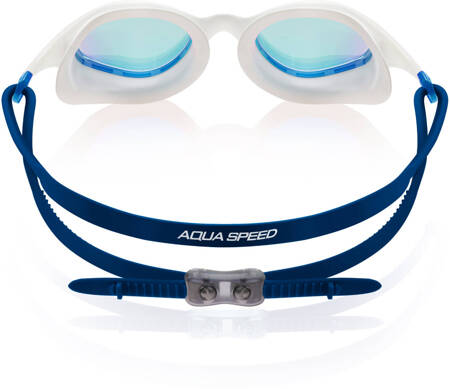 Lustrzane okulary pływackie Aqua Speed Vortex Mirror 51 - białe 