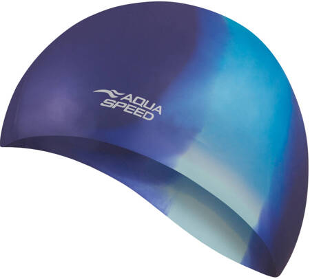 Silikonowy czepek pływacki Aqua Speed Bunt 76 - kolorowy