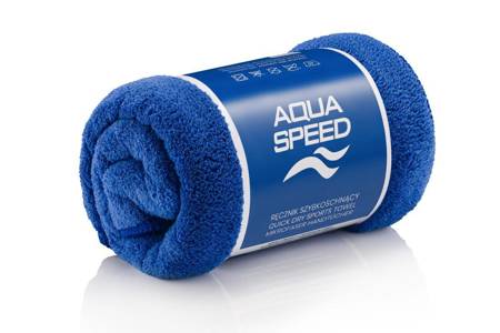 Szybkoschnący ręcznik z mikrofibry Aqua Speed 50x100 - 01 niebieski