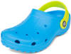 Zabudowane klapki basenowe chodaki dla dzieci Aqua Speed Lima 02 - niebieskie 